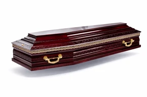 Гроб Резной бордо